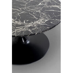 Coffee Table Schickeria Marble Black Ø80cm