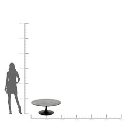 Couchtisch Schickeria Marmor Schwarz Ø110cm