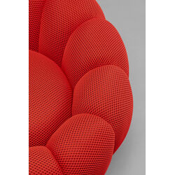 Swivel Armchair Peppo Bloom Red