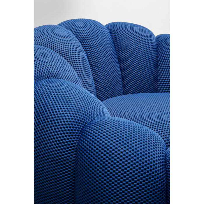 Fauteuil pivotant Peppo Bloom bleu