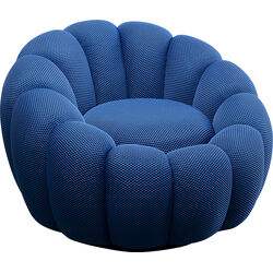 Swivel Armchair Peppo Bloom Blue