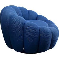 Fauteuil pivotant Peppo Bloom bleu