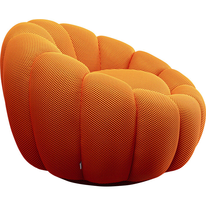 Swivel Armchair Peppo Bloom Orange