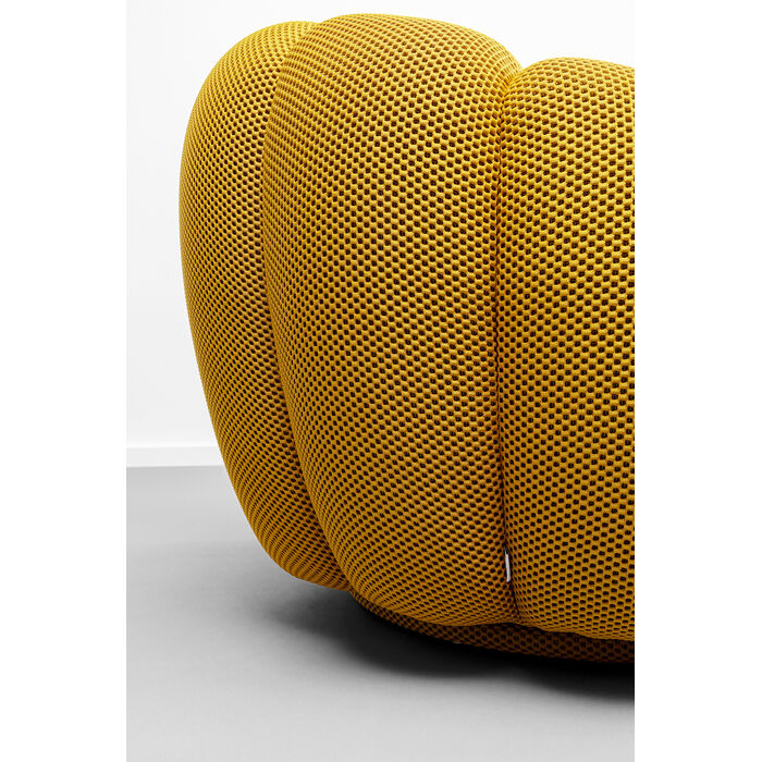 Fauteuil pivotant Peppo Bloom jaune