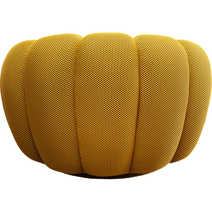 Fauteuil pivotant Peppo Bloom jaune