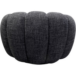 Swivel Armchair Peppo Bloom Melange Black