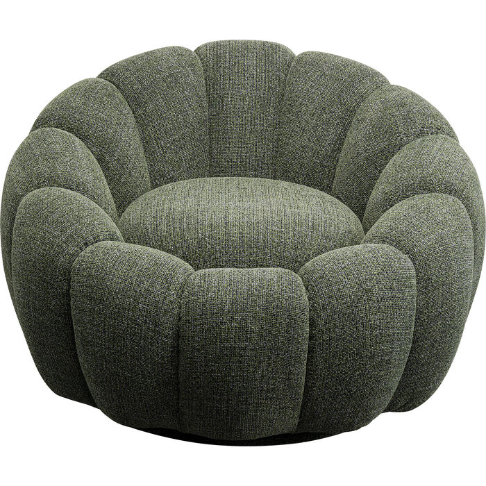 Swivel Armchair Peppo Bloom Melange Green