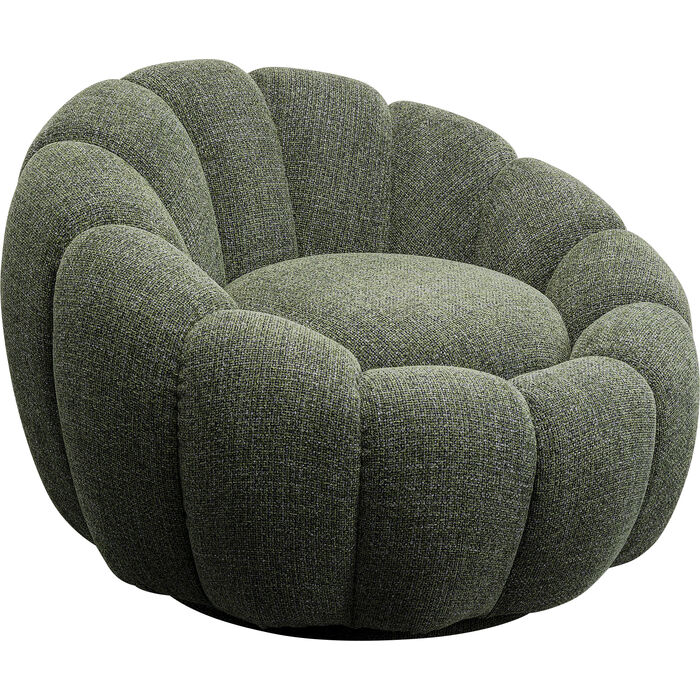 Swivel Armchair Peppo Bloom Melange Green