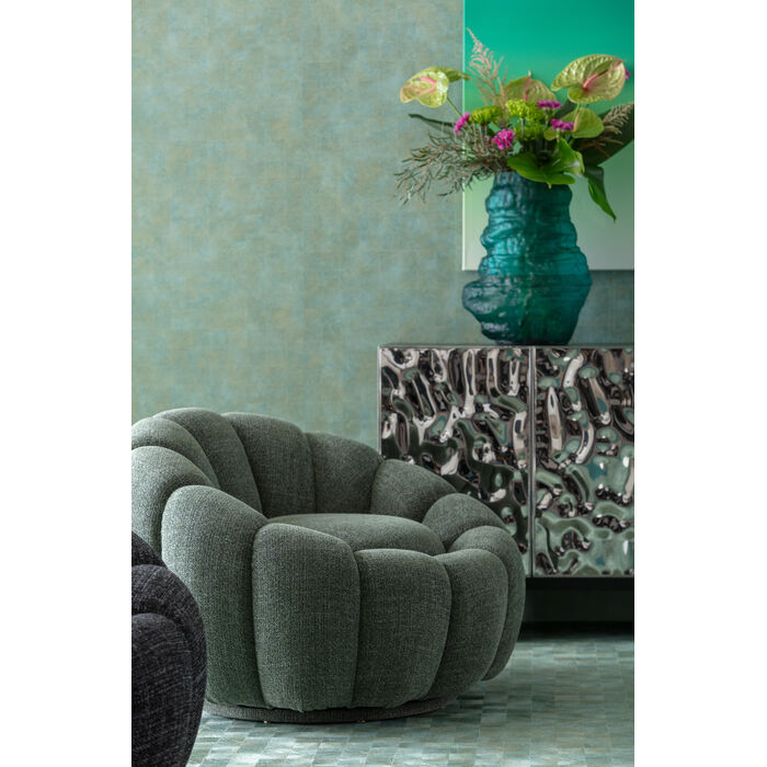 Swivel Armchair Peppo Bloom Melange Green