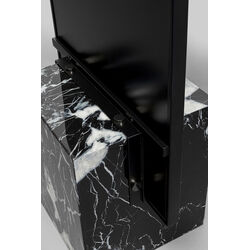 Miroir sur pied Hulda noir 46x180cm