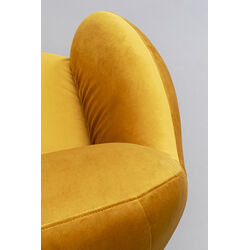 Fauteuil pivotant Nube jaune