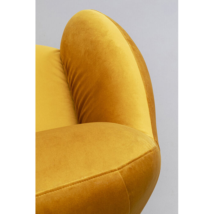 Fauteuil pivotant Nube jaune