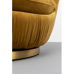 Swivel Armchair Nube Yellow