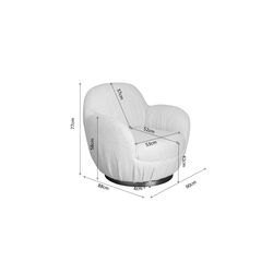 Drehsessel Nube Gelb