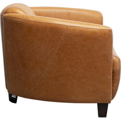 Sessel Cigar Lounge Smart Leder Hellbraun