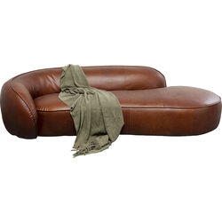 Recamière Wonder cuir marron 252cm