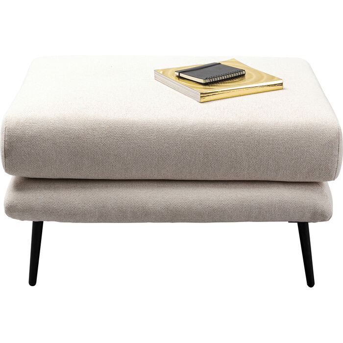 Hocker Amalfi Creme 80x68cm