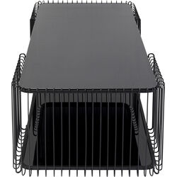 Mesa centro Wire Double Negro 120x60cm