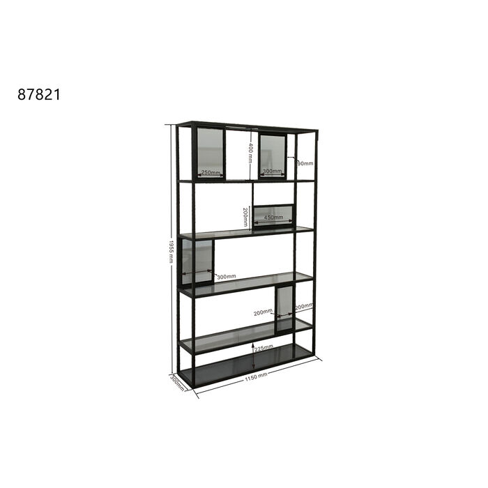 Shelf Skyler Smoke 115x195cm