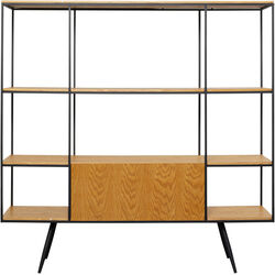 Libreria Cosy Sixties Natura 180x183cm