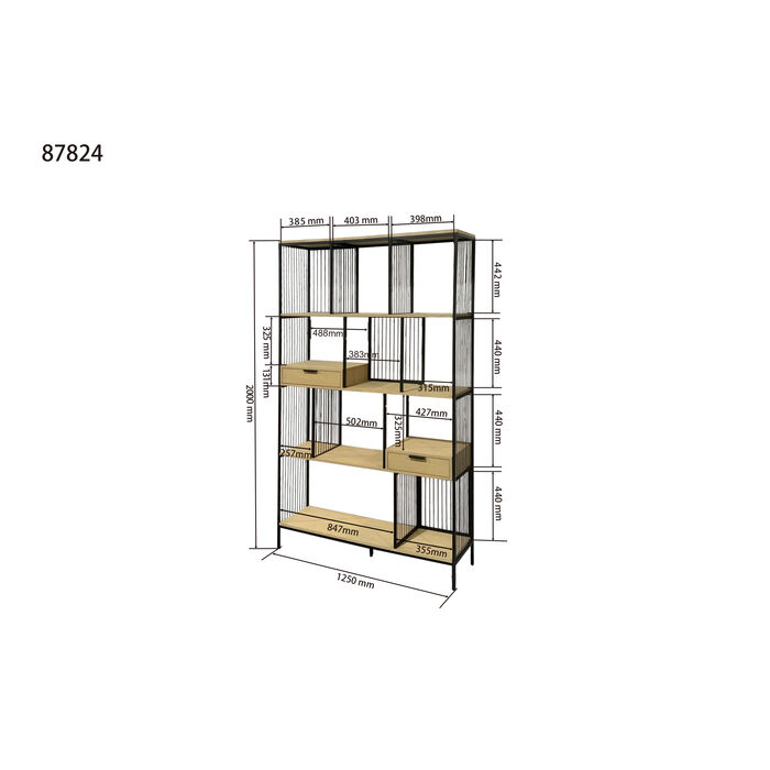 Regal Bologna Nature 125x200cm