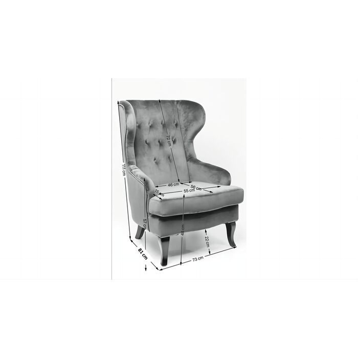 Sessel Granny Blau