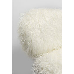 Fauteuil Hairy blanc