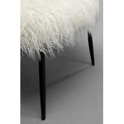 Fauteuil Hairy blanc