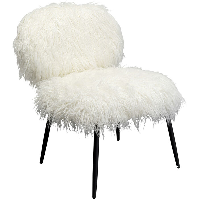 Fauteuil Hairy blanc