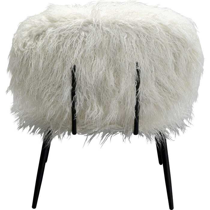 Fauteuil Hairy blanc