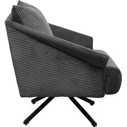 Swivel Armchair Milo Grey