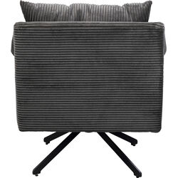 Fauteuil pivotant Milo gris