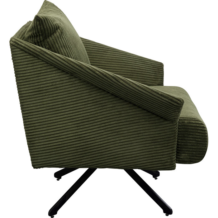 Fauteuil pivotant Milo vert