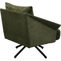 Fauteuil pivotant Milo vert