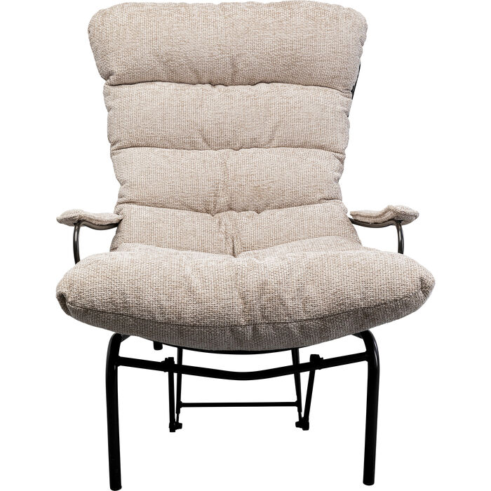 Armchair + Stool Vienna Swing Beige