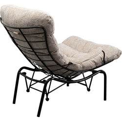 Sessel + Hocker Vienna Swing Beige