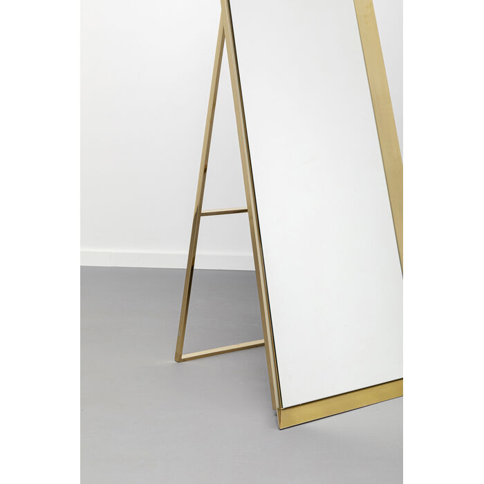 Miroir sur pied Arezzo laiton 53x160cm