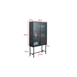 Vitrine San Diego 90x170cm