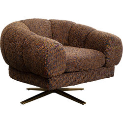 Swivel Armchair Janno Brown