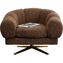 Swivel Armchair Janno Brown