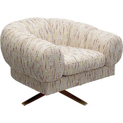 Swivel Armchair Janno Beige