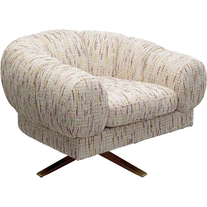 Swivel Armchair Janno Beige