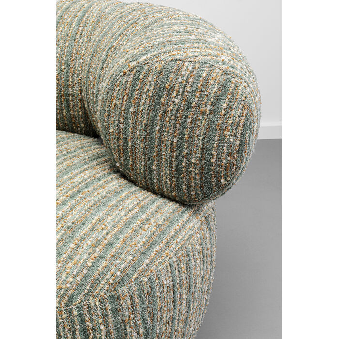 Fauteuil pivotant Couture Stripes bleu