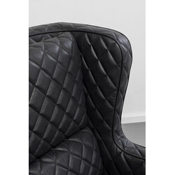 Sessel Nonna Smart Leder Schwarz