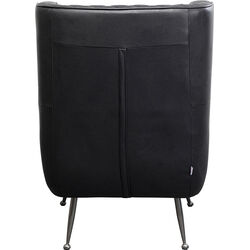 Armchair Nonna Smart Leather Black