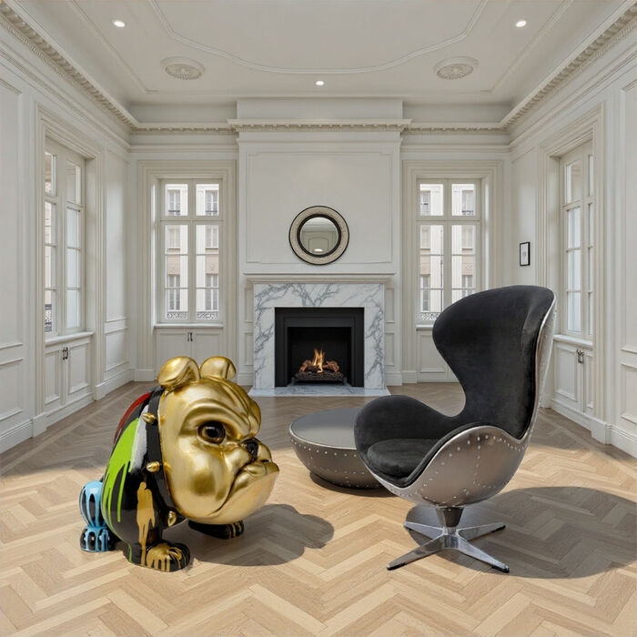 Drehsessel Lounge Black Graphit