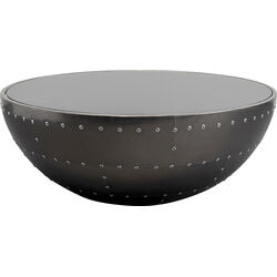 Coffee Table Lounge Black Graphit Ø83cm