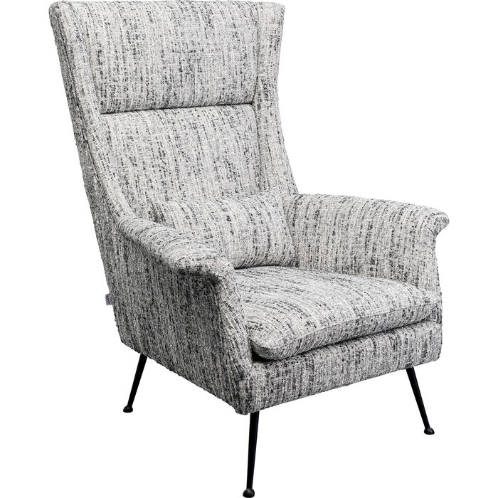 Fauteuil Vegas Forever mélange sel & poivre