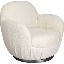 Swivel Armchair Nube Boucle