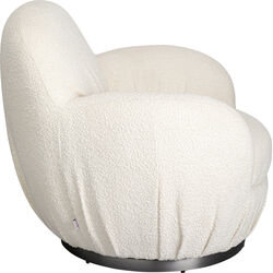 Swivel Armchair Nube Boucle